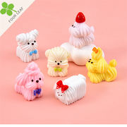 犬 デコパーツ アクセサリーパーツ 髪飾り ハンドメイド 貼り付けパーツ 可愛い DIY 手芸