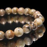 【一点物】ブレス　フェナカイト＜ブラジル産＞　AAランク　丸　約7mm　証明書付き