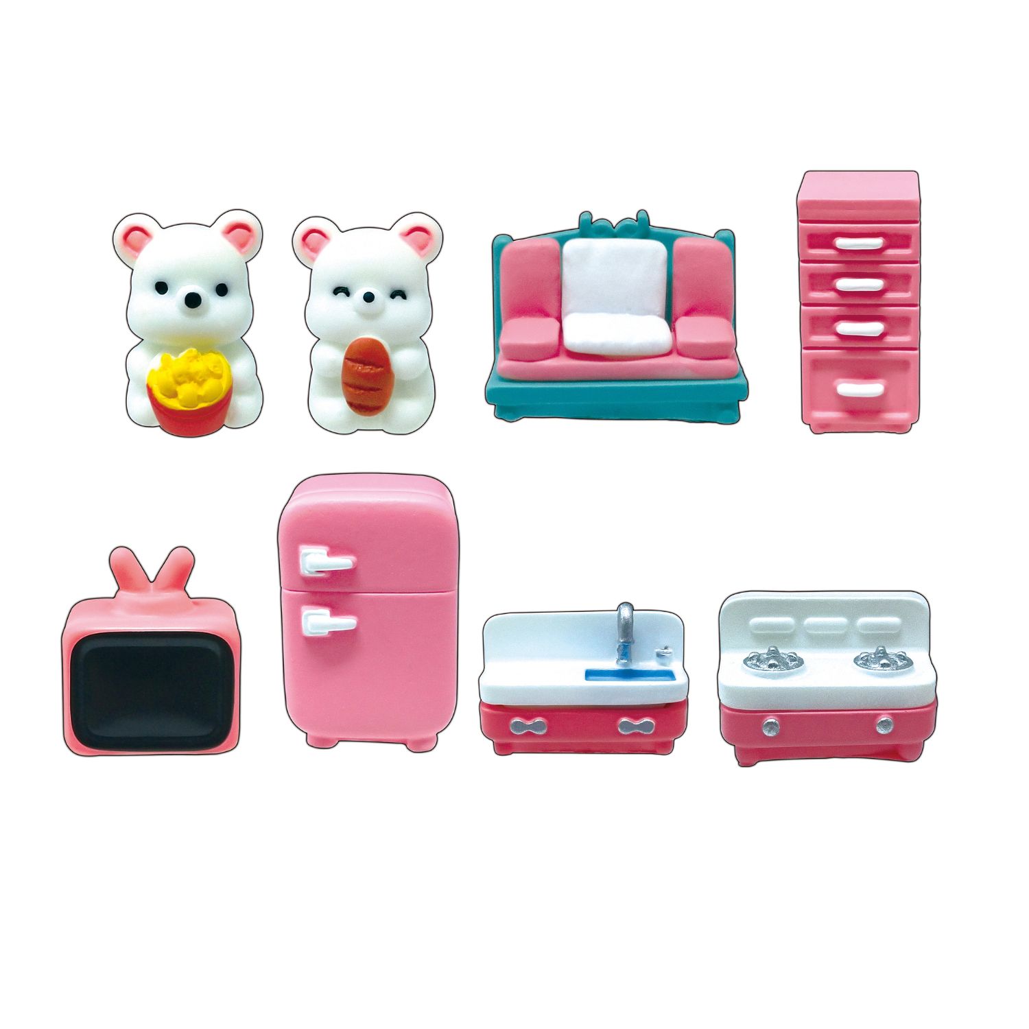 6月上旬予定】 BKR-01 ちいさなくまのお部屋 バスボール 青リンゴの