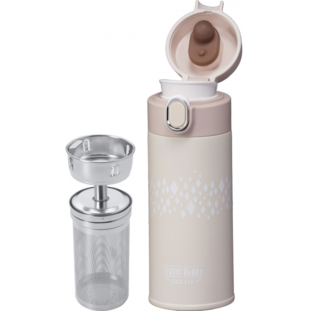 ST-353 超軽量SUS316抽出フィルター付き真空保温カップ 350cc【送料無料】【在庫あり】【直送可】