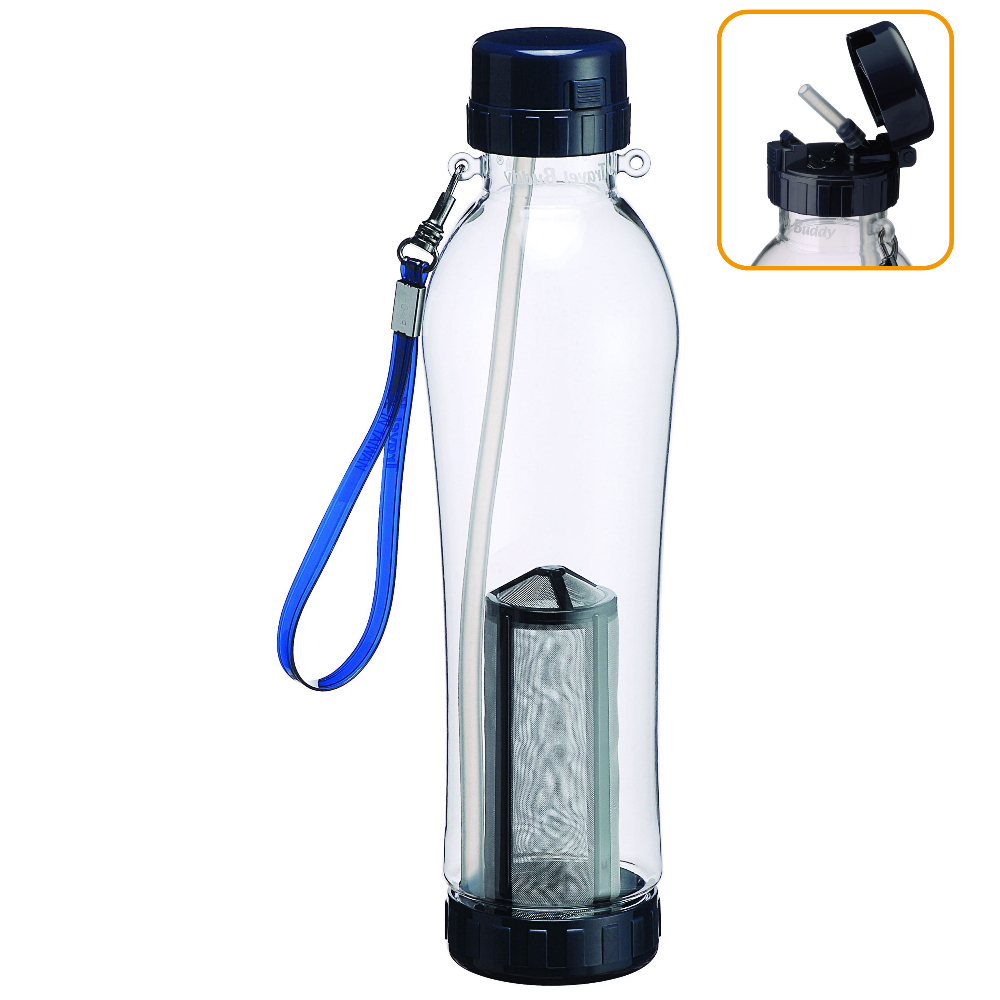 PC-703 ストロー付き 水筒 740cc タンブラー トラベルバディ【送料無料】【在庫あり】【直送可】