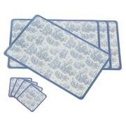 ランチョンマット４P＆コースター４Pセット　テーブルウェア　おしゃれ　花柄　フラワー　食器