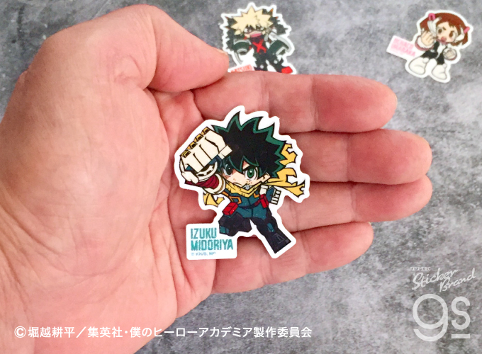 僕のヒーローアカデミア グリッターSDダイカットステッカー 常闇