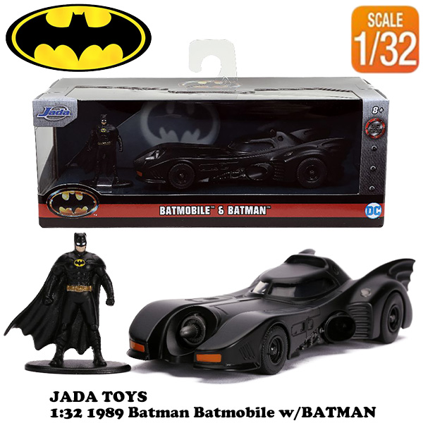 1:32 1989 BATMAN BATMOBILE w/BATMAN【バットモービル】ミニカー