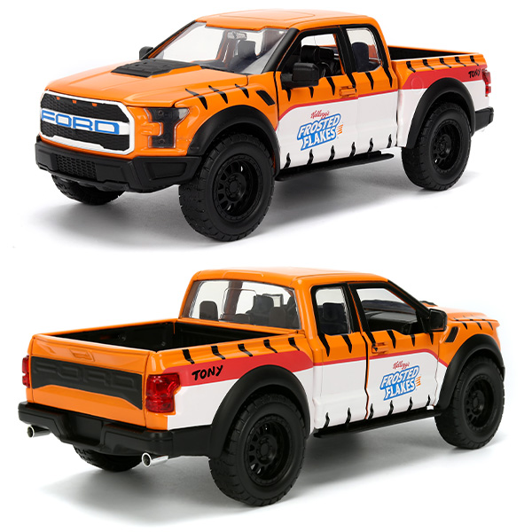 トニー ザ タイガーミニカー 1:24 Kellogg's 2017 Ford F-150 Raptor w/ TONY THE TIGER
