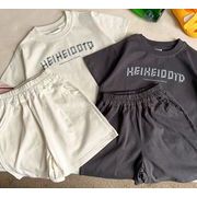 【2点セット】2025春夏新作 子供服  ベビー服  アパレル   半袖  tシャツ+ショットパンツ   男女兼用