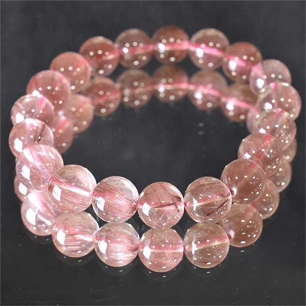 sale♡天然ピンクルチルクォーツブレス　高品質新品♡ imgrc0087282386.jpg