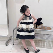 「2025」子供服★ワンピース★袖なし★韓国風子供服★7#～17#