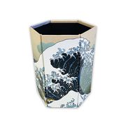 六角小物入れ 葛飾北斎 富嶽三十六景　神奈川沖浪裏