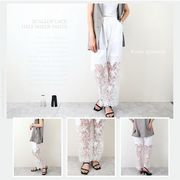 ▽SALE▽スカラップレース　ハーフシアーパンツ(32654)
