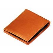 RED　CROW　本ディアスキン　鹿革　牛革　日本製　男女兼用　小銭入れ付　ショートウォレット　TK-DSSW　茶