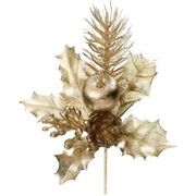 【造花】ブラッシュアップルホーリーピック　シャンパン