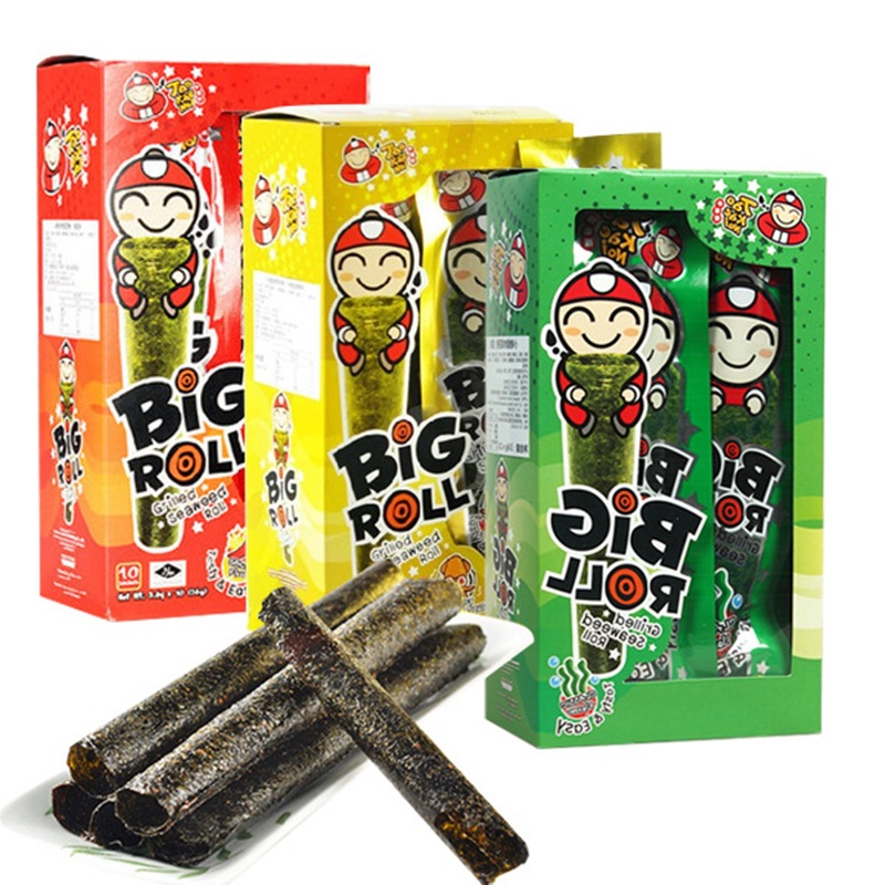 Tao Kae Noi  Big Roll タオケーノイ ビッグロール 焼き海苔  のりスナック 人気お菓子 個包装