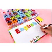 26pcsEVA磁気アルファベット　ステッカー　子供教育玩具 マグネット キッズ　おもちゃ