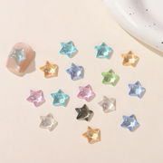 ぷっくらな星 透明感 透け感 水の波紋風 樹脂パーツ 立体的 ネイルパーツ ネイルアート ネイル用品