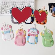 動物柄 韓国 kpop トレカケース 透明窓あり トレカホルダー トレカ展示 うさぎ カピバラ ペンギン カエル