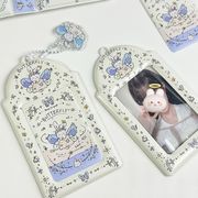 うさぎ柄  キーホルダー  韓国  kpop トレカケース   透明窓あり トレカホルダー   トレカ展示  ウサギ雑貨