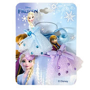 アナと雪の女王 ドレス 2P ヘアゴム ( クリア )