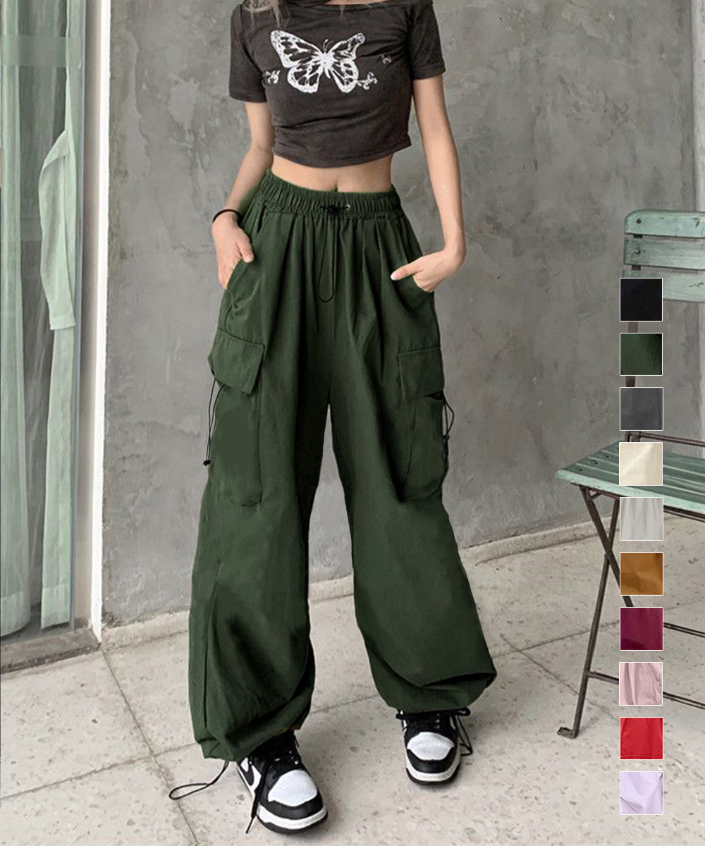 【日本倉庫即納】 カーゴパンツ ジョガーパンツ レディース