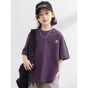 2025夏新作  夏服  韓国風子供服 キッズ服 トップス Tシャツ 男女兼用 カジュアル 120-170cm