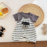 「2025」子供服★Tシャツ+ロンパース★セットアップ★韓国風子供服★66cm～90cm