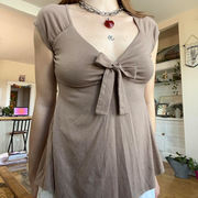 2025春夏新作 レディース 女 半袖 無地  Tシャツ トップス インナー