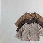 HANX☆2025秋新規※ キッズUVカットカーディガン 薄手冷房対策アウター
