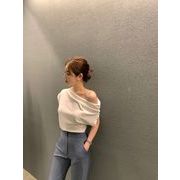 2025春夏新作 レディース 女 半袖 無地  Tシャツ トップス インナー