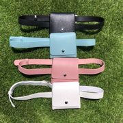 PU小物 小物入れ ミニバッグ 携帯便利 ウエストバッグ ウエストポーチ ゴルフバッグ ボールケース