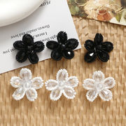 diy素材 ヘアアクセサリーパーツ 衣類パーツ デコ素材 デコパーツ diyパーツ ハンドメイド フラワー