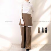 【2025新作】T/R/Puツイル　ストレートパンツ＆ミニスカート　セット(32861)