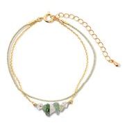 TAK-30-3 天然石ブレス2 グリーン