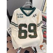 トップス カットソー Tシャツ スポーツウェア メッシュ 通気 Vネック 半袖