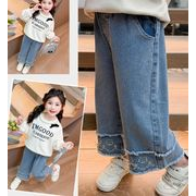 2025秋新作 韓国子供服 ジーパン子供服 ベビー服  キッズ服  ズボン 90-140cm
