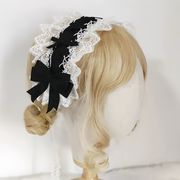 ヘアリボン ヘアアクセ レース 髪留め ヘアアレンジ コスプレ ロリータファッション