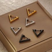 ステンレスイヤーカフ フープピアス アクセサリー 両耳イヤリング 18k　金属アレルギー対応