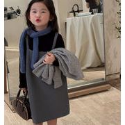 秋冬新作★韓国風子供服★ベビー服★女の子 長袖 ドレス キッズワンピース 可愛い★