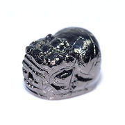 約11x8mm 鉄隕石 メテオライト ブラックカラー ヒキュウ 貔貅 一粒売り アルタイ隕石