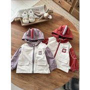 2025秋新作--★男の子用コート 大きい男の子用 韓国風のトレンチコート おしゃれ★73-100cm★