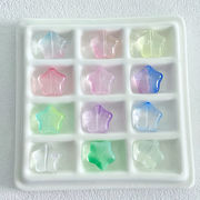 ガラス ビーズ 穴あり デコパーツDIY ビーズパーツ  手芸材料 チェーンパーツ アクセサリーパーツ