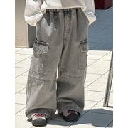 2025新作 　キッズ服　ズボン　ボトムス　ロンくパンツ　デニムパンツ　ジーンズ★90－150CM