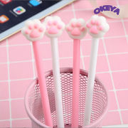 文房具 ボールペン ペン 中性ペン 0.5mm ステーショナリー 事務用品 ブラックインク 猫の手 可愛い