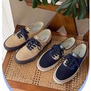 シューズ  スニーカー 運動靴 無地   帆布シューズ お出かけ メンズスニーカー