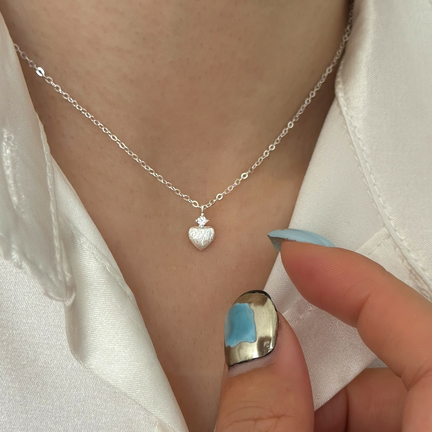 ネックレス レディース　平ら　925シルバー   アクセサリー ネックレス  ハンドメイド ネックレス INS風