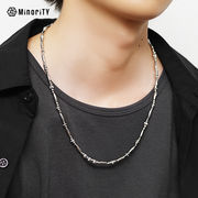 【2025年夏の新作】ネクサスチェーン Tバー ネックレス／MinoriTY