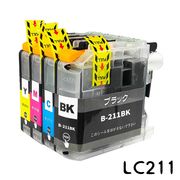 互換インクカートリッジ インク LC211BK DCP-J562N J963N MFC-J880N