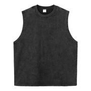メンズ ビンテージ風 タンクトップ 男女兼用 ノースリーブ トップス 春夏 2025新作★