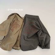 2025秋新作★韓国風子供服★トップス★チェック柄 ★ブラウス★カーディガン★2色★ 90cm-140cm