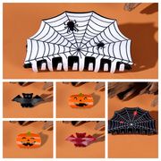 ハロウィン 蜘蛛の巣クリップ&#128376;&#65039; 個性的なヘアアクセサリー  6色
