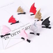 【ハロウィン】悪魔の翼ヘアピン ゴスロリ 暗黒系 可愛い ブラック